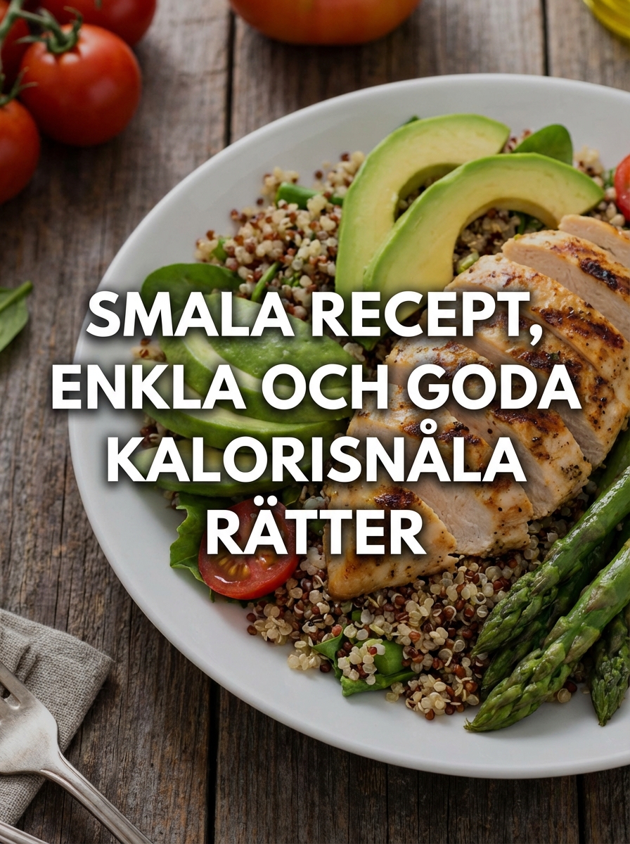 Smal mat recept – enkla och goda lågkalorirätter